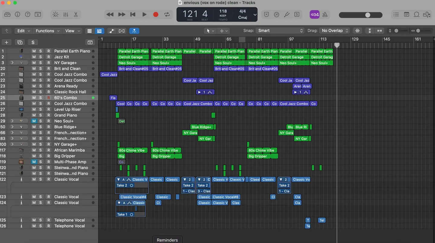 Envious in Logic Pro